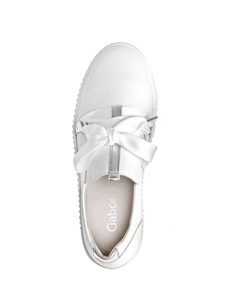 Sneakers blanches en cuir