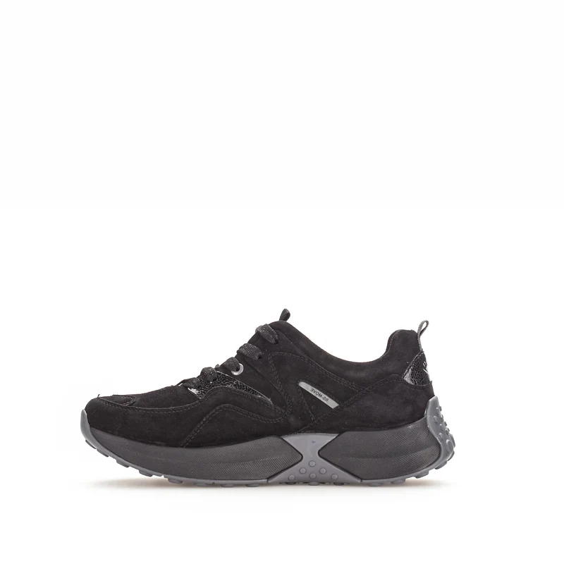 Baskets noires en velours