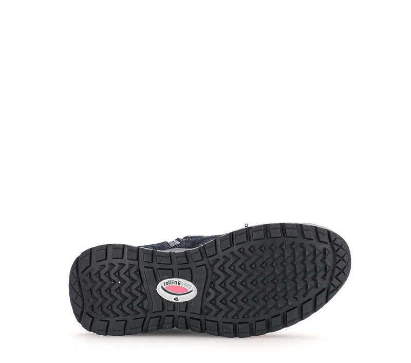 Bottines mid marine en velours