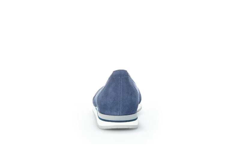 Ballerines bleues en cuir