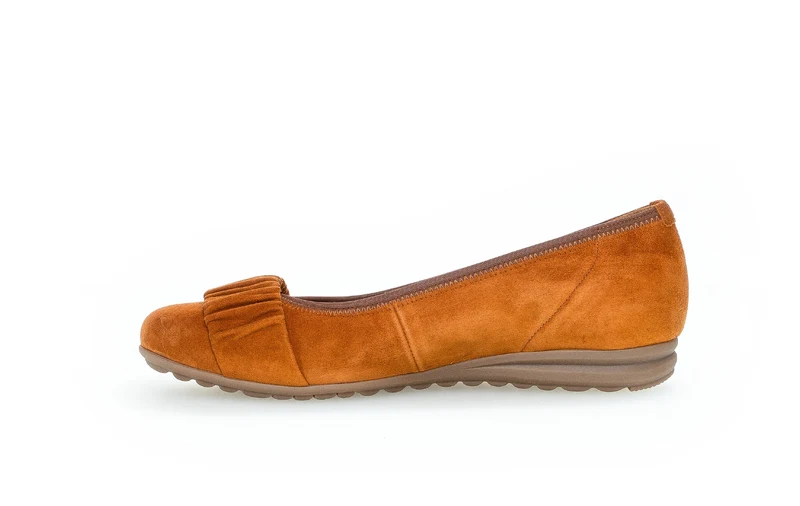 Ballerines cognac à enfiler