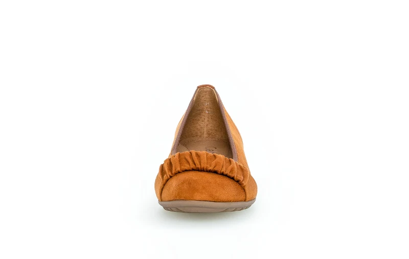 Ballerines cognac à enfiler