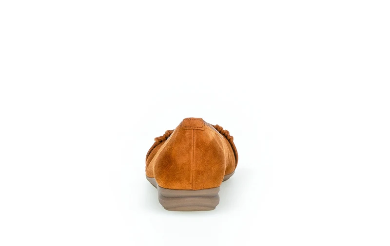 Ballerines cognac à enfiler