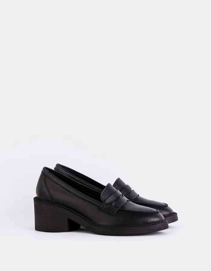 Edessa Black Leather