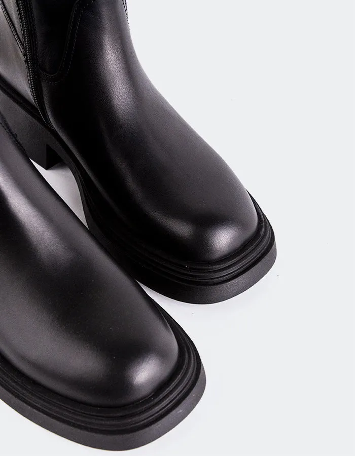 Rosemère Black Leather
