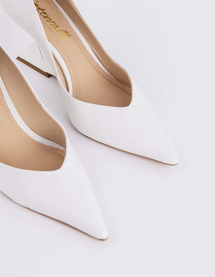 Kressy White Leather