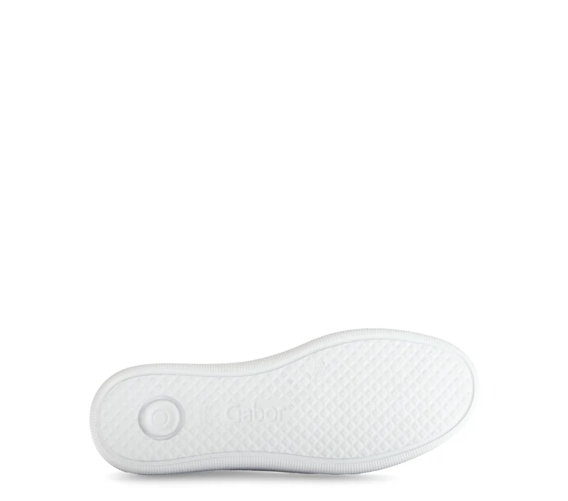 Baskets blanches en cuir lisse