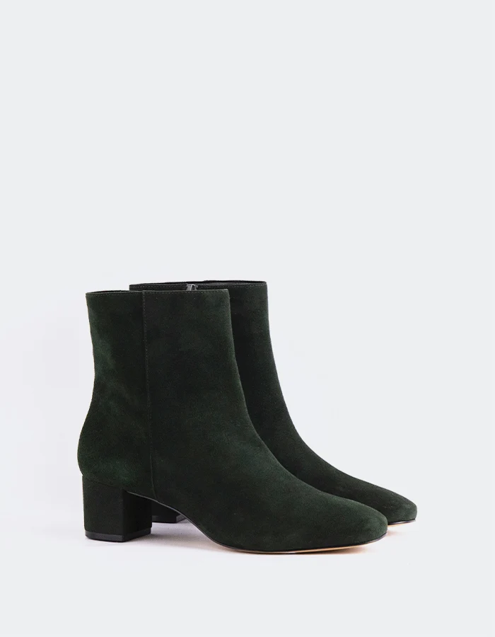 Gracyn Green Suede