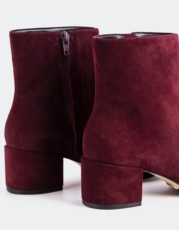 Rozalie Burgundy Suede
