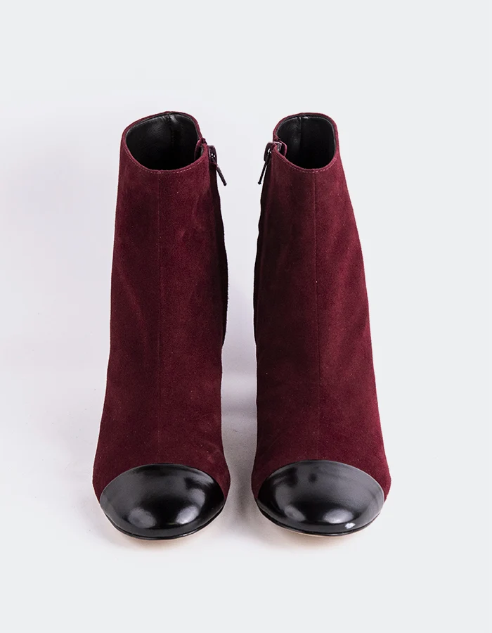 Rozalie Burgundy Suede