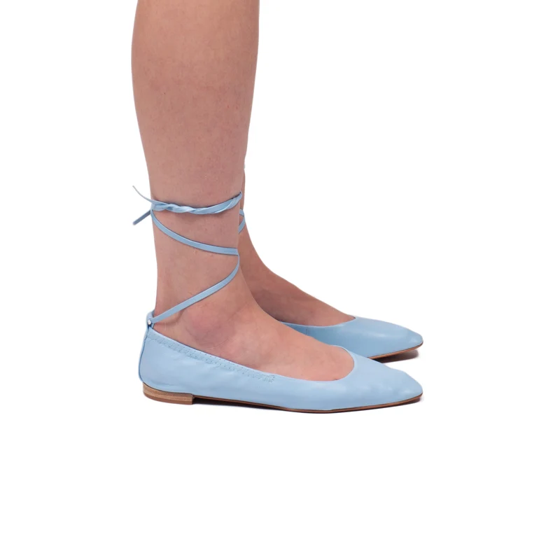 Oriel Blue Leather
