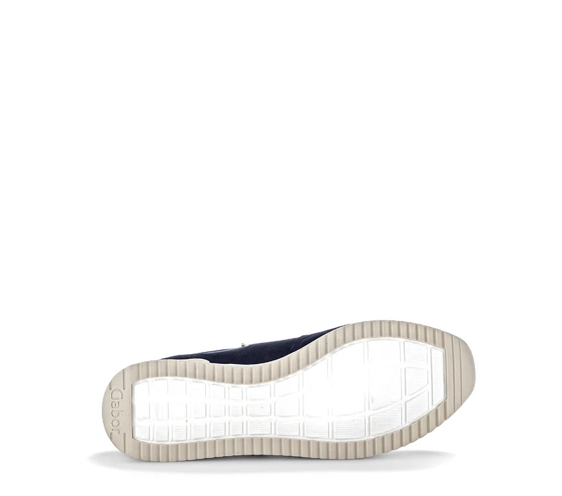 Baskets bleues en cuir nubuck