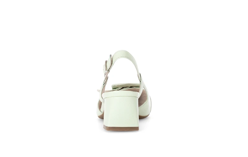 Slings pistaches en cuir
