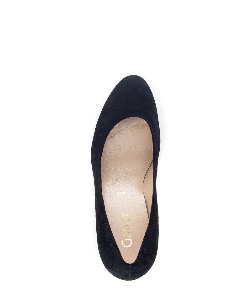 Escarpins noirs en velours