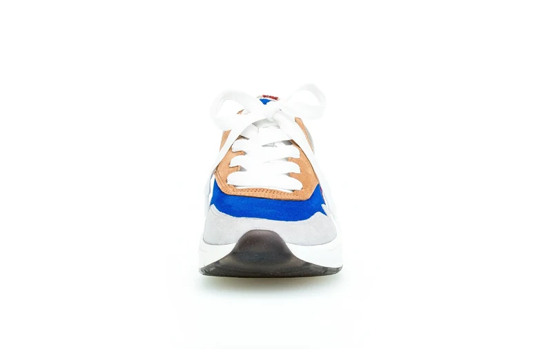 Baskets bleues en daim