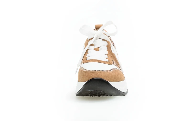 Baskets beiges en daim