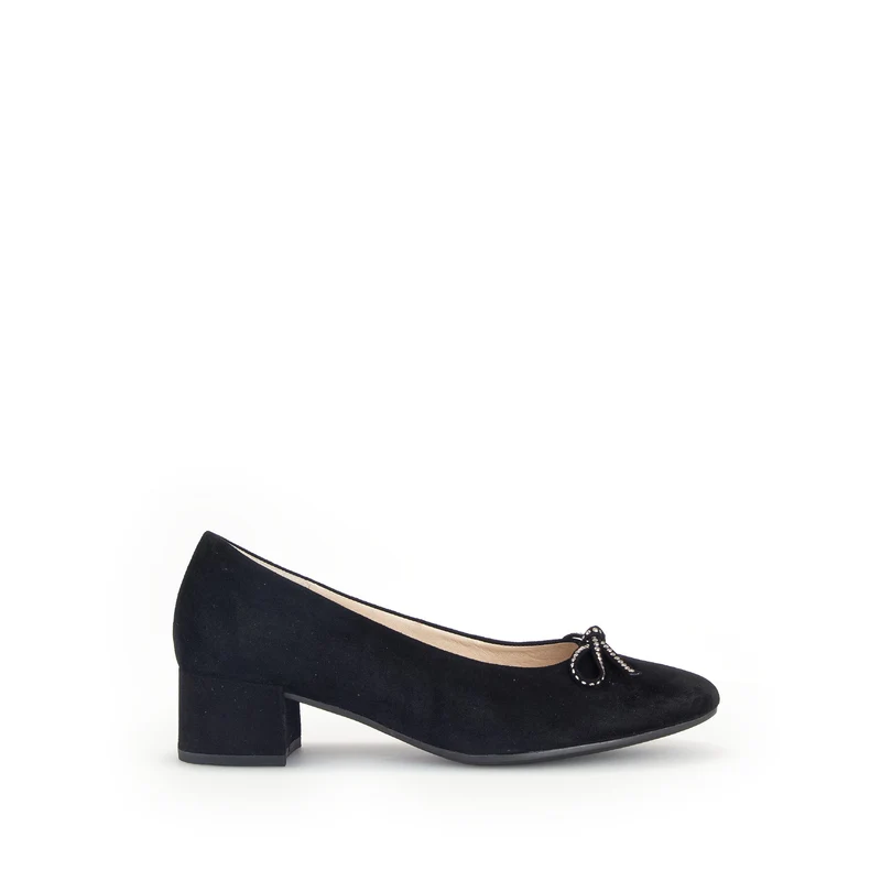 Escarpins noirs en velours