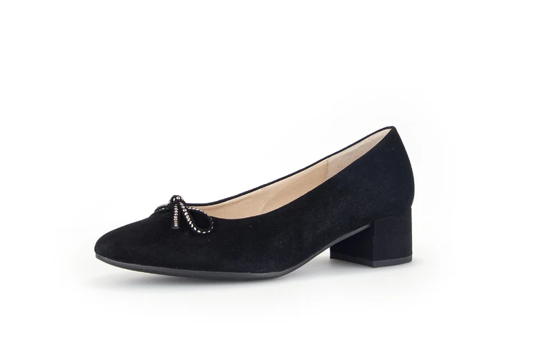 Escarpins noirs en velours