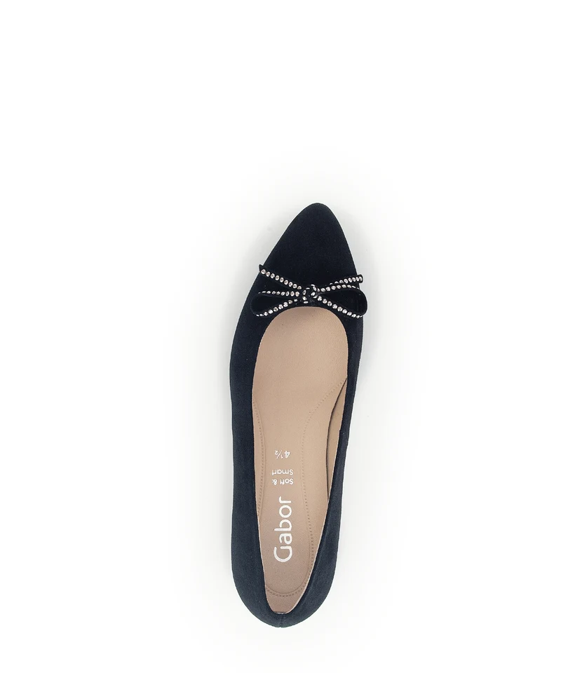 Escarpins noirs en velours