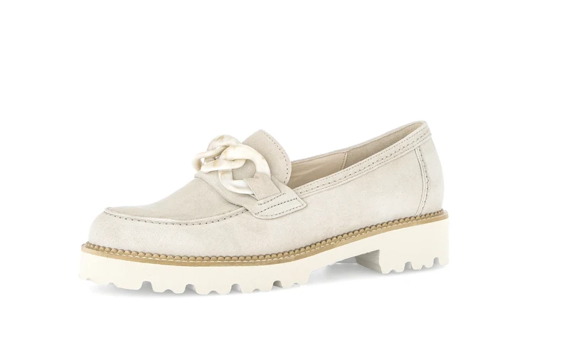 Mocassins lins en cuir velours