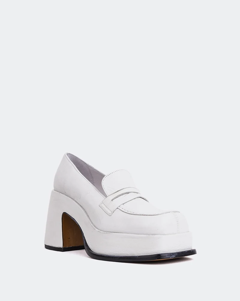 Rochfort White Leather