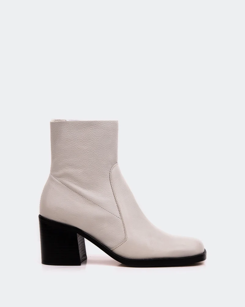 Furley Off White Leather