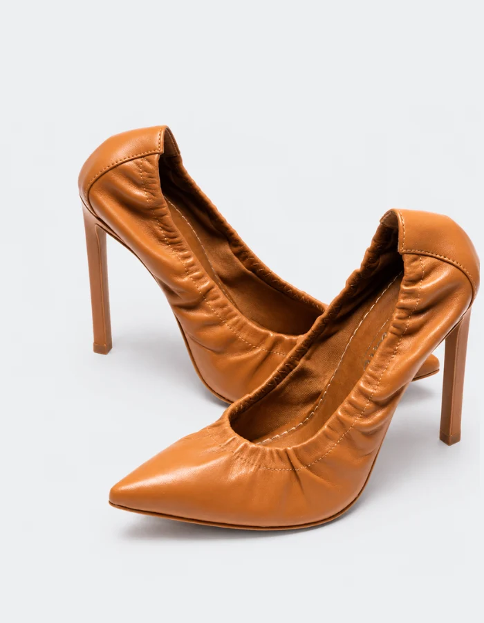 Britney Chestnut Leather