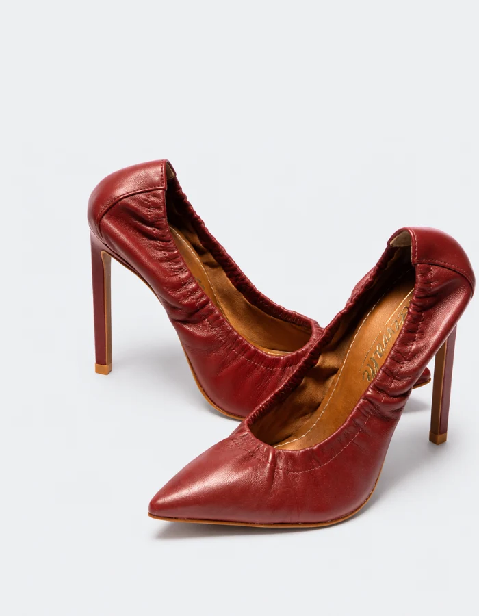 Britney Bordeaux Leather