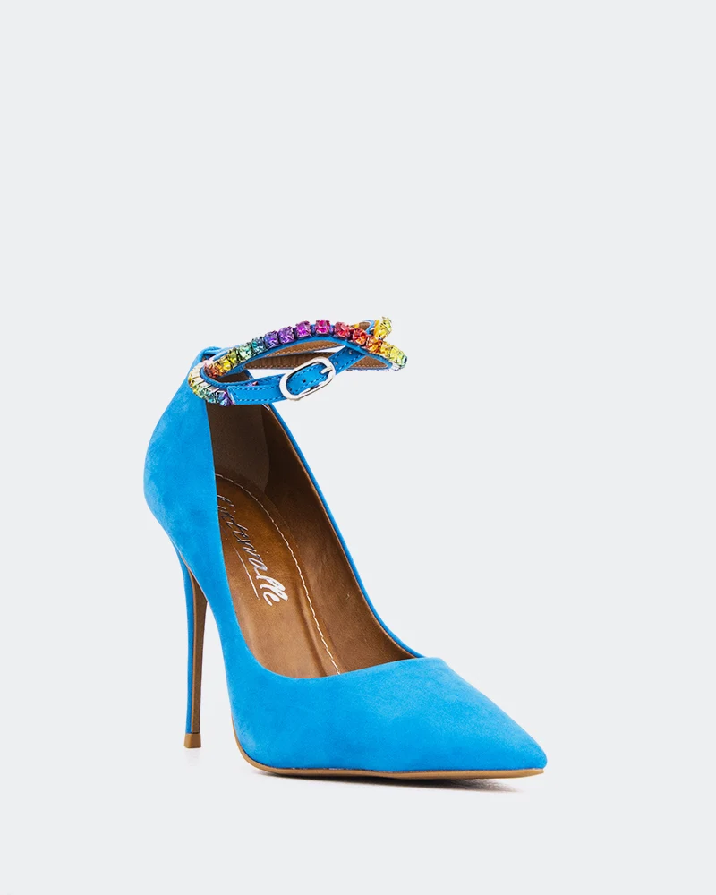 Valeria Blue Nubuck