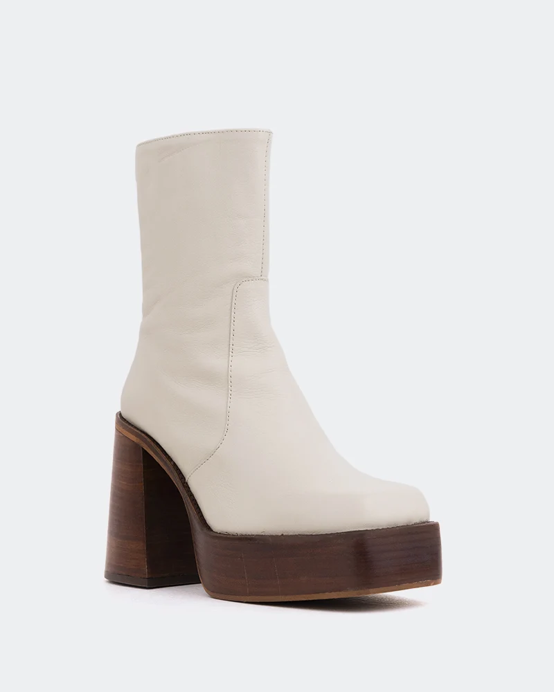 Wicked Off White Leather