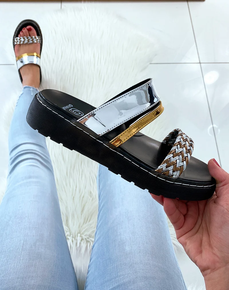 Mules silver