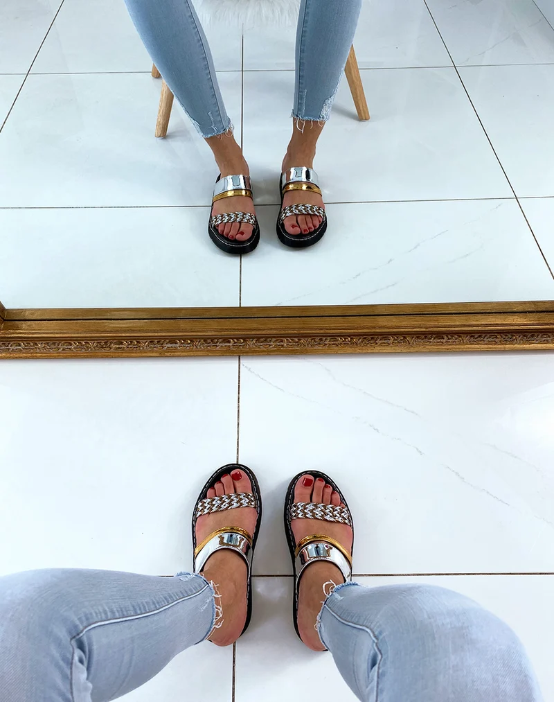 Mules silver