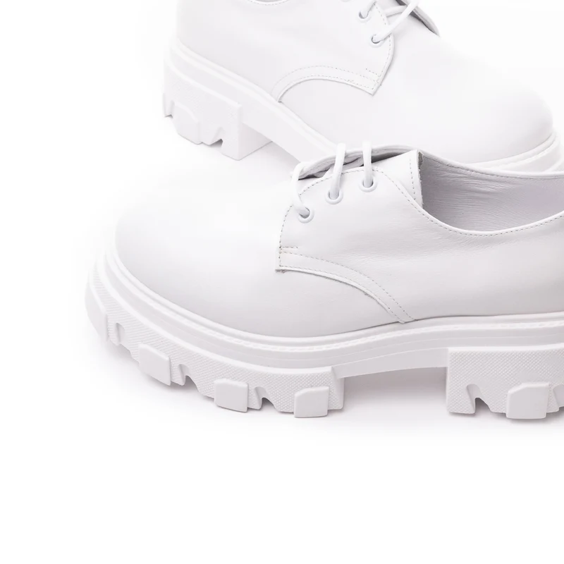 Baku White Leather