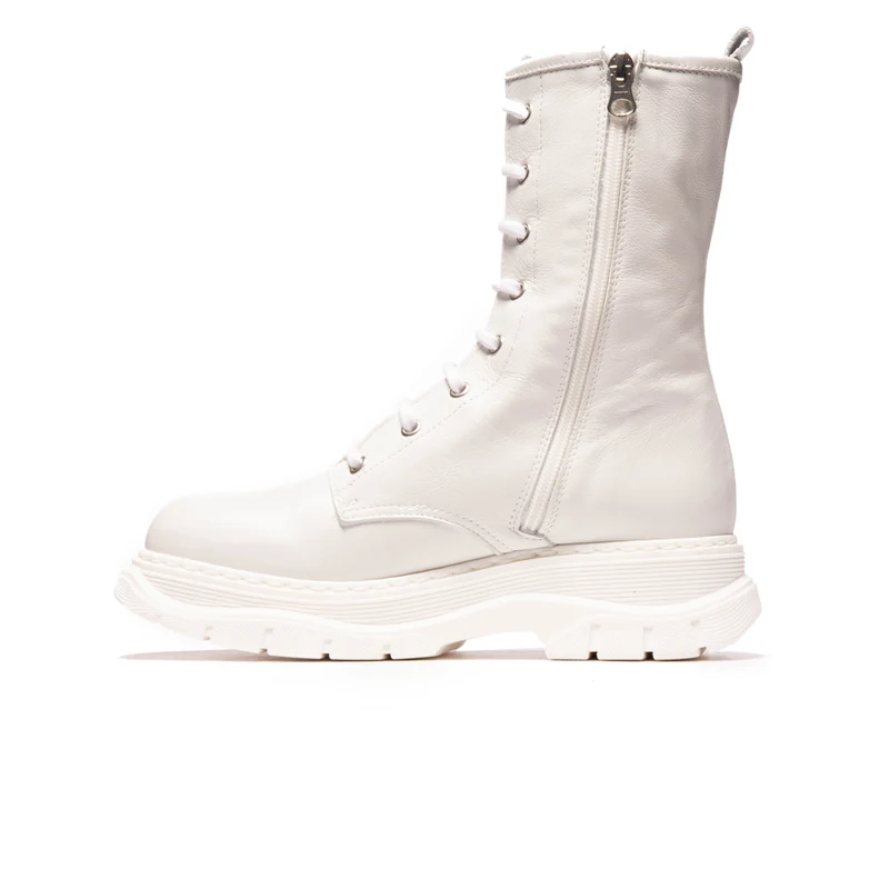 Robertson White Leather