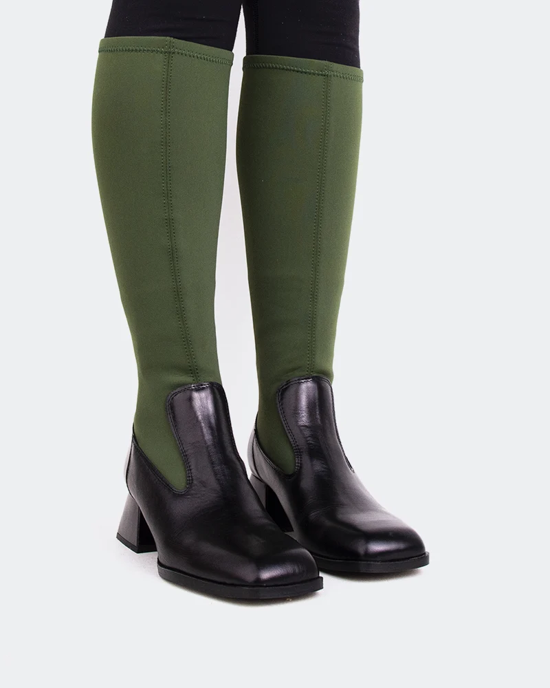 Bayeux Khaki Knit Stretch