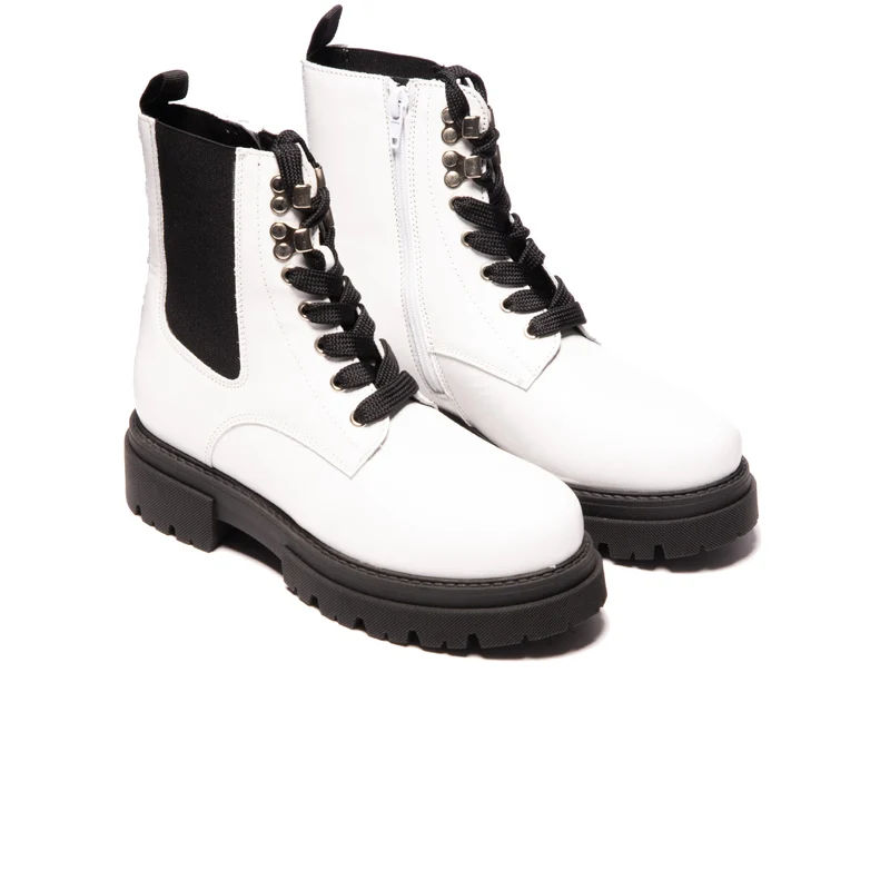 Jarry White Leather