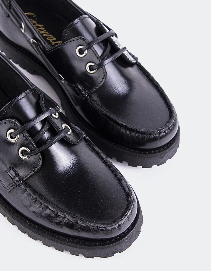 Gaia Black Leather