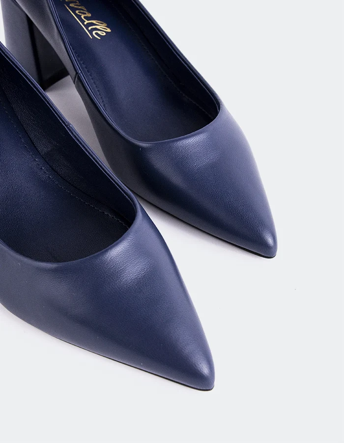 Josephine Navy Leather