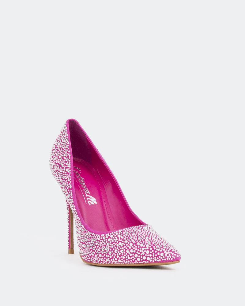 Hilton, Fucshia Suede/Suède Fucshia