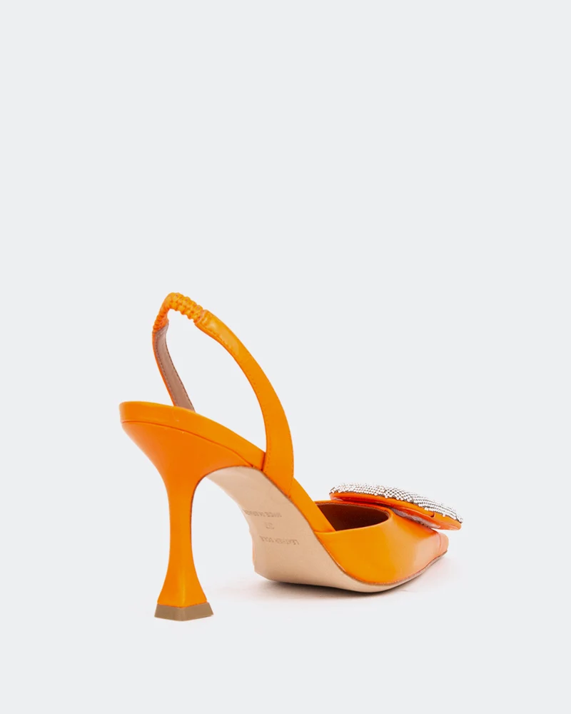 Mayta Orange Leather