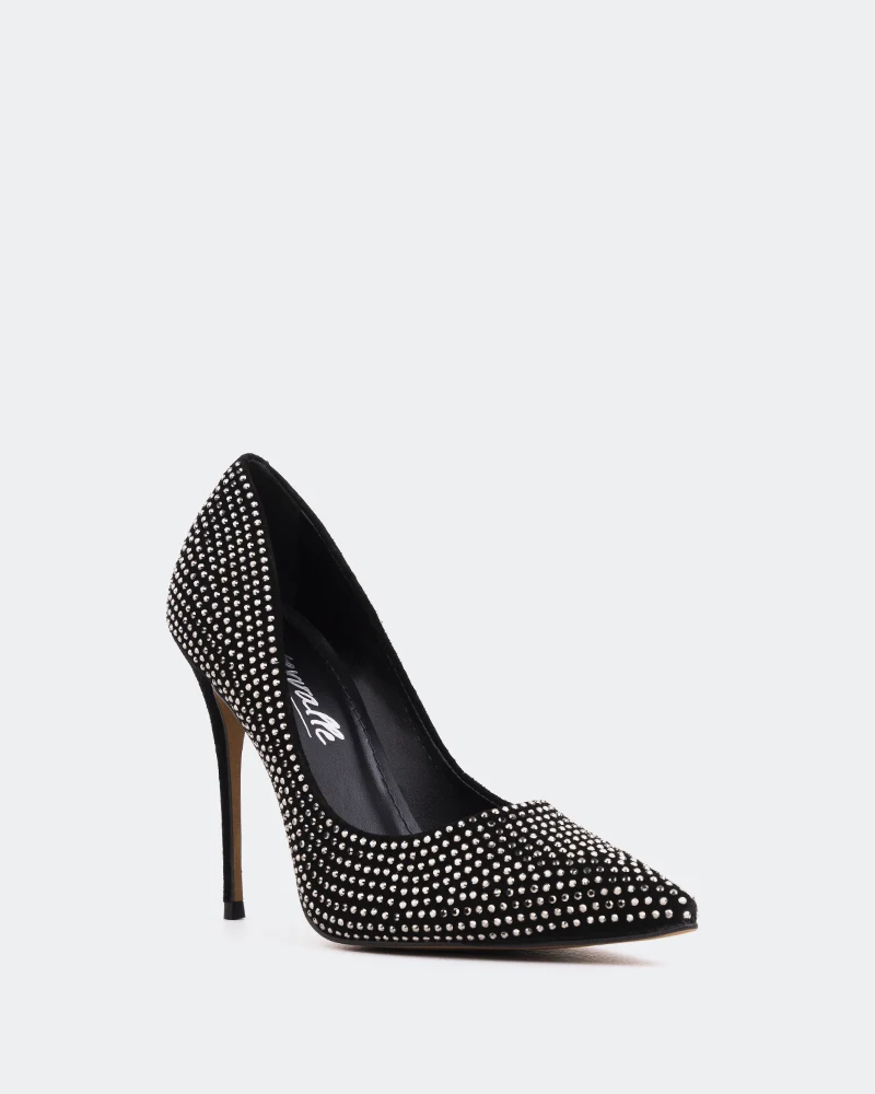 Trisha Black Suede