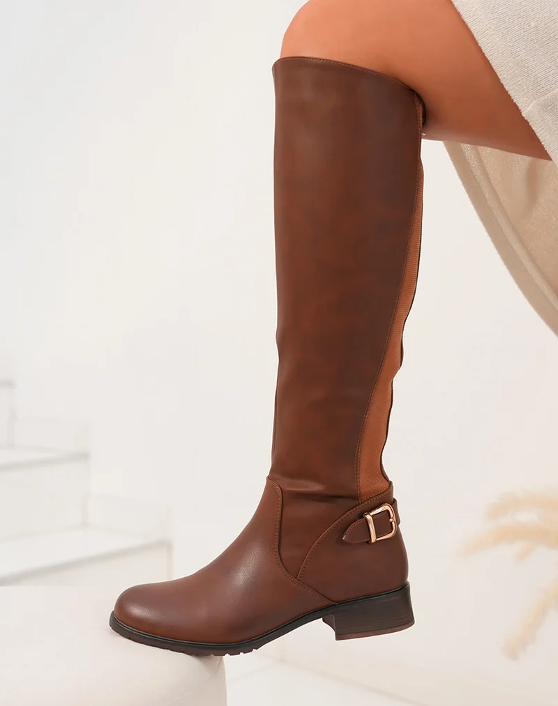 Bottes camelles ajustables