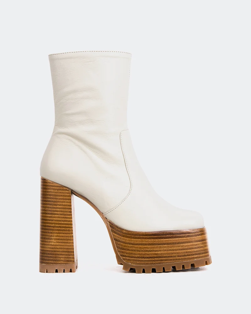 Mackenzie Off White Leather