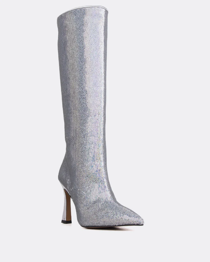 Zuri Silver Sequins