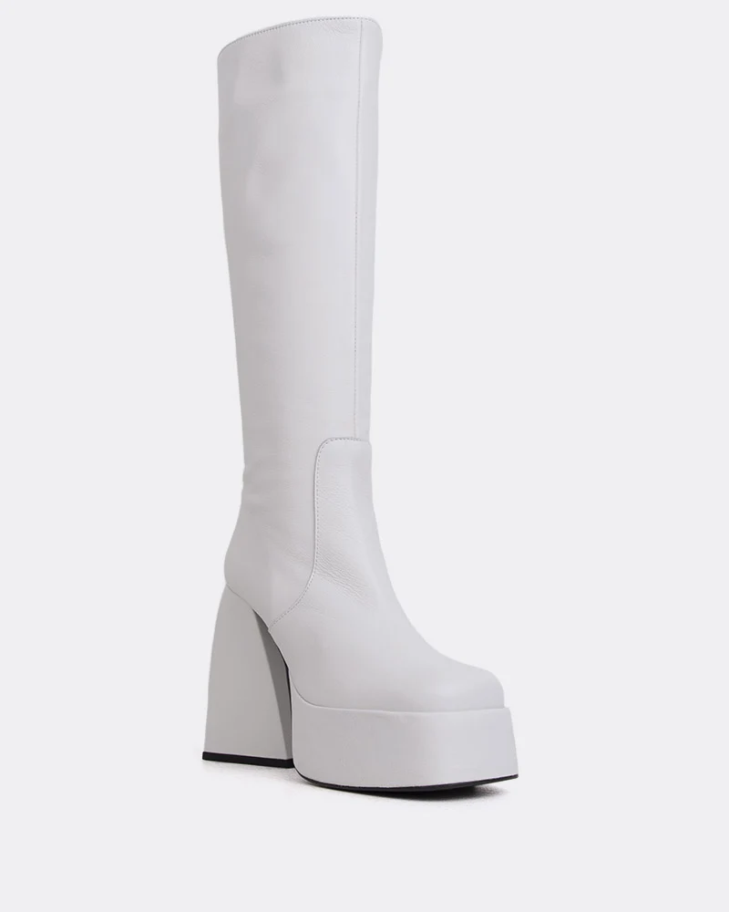 Freaky White Leather