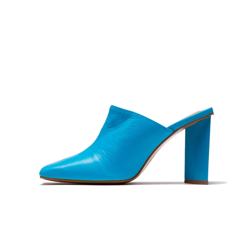 Loutro Electric Blue Leather