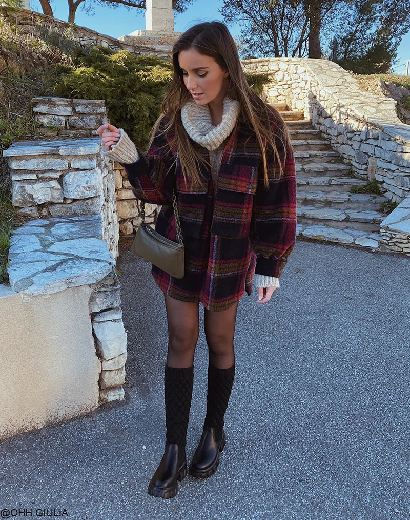Bottes noires effet matelassé