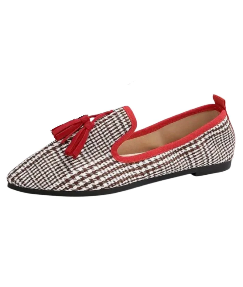 Mocassins Souples À Glands Et Détails Tendances Pour Femme