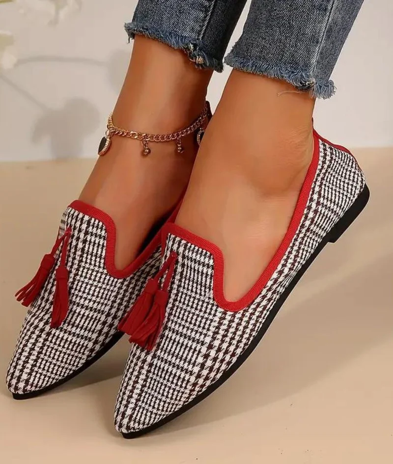 Mocassins Souples À Glands Et Détails Tendances Pour Femme