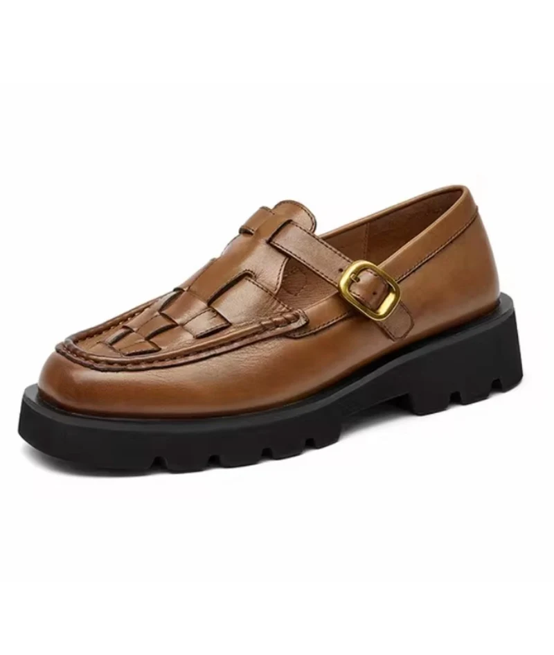 Mocassins Sophistiqués À Plateforme Pour Femme